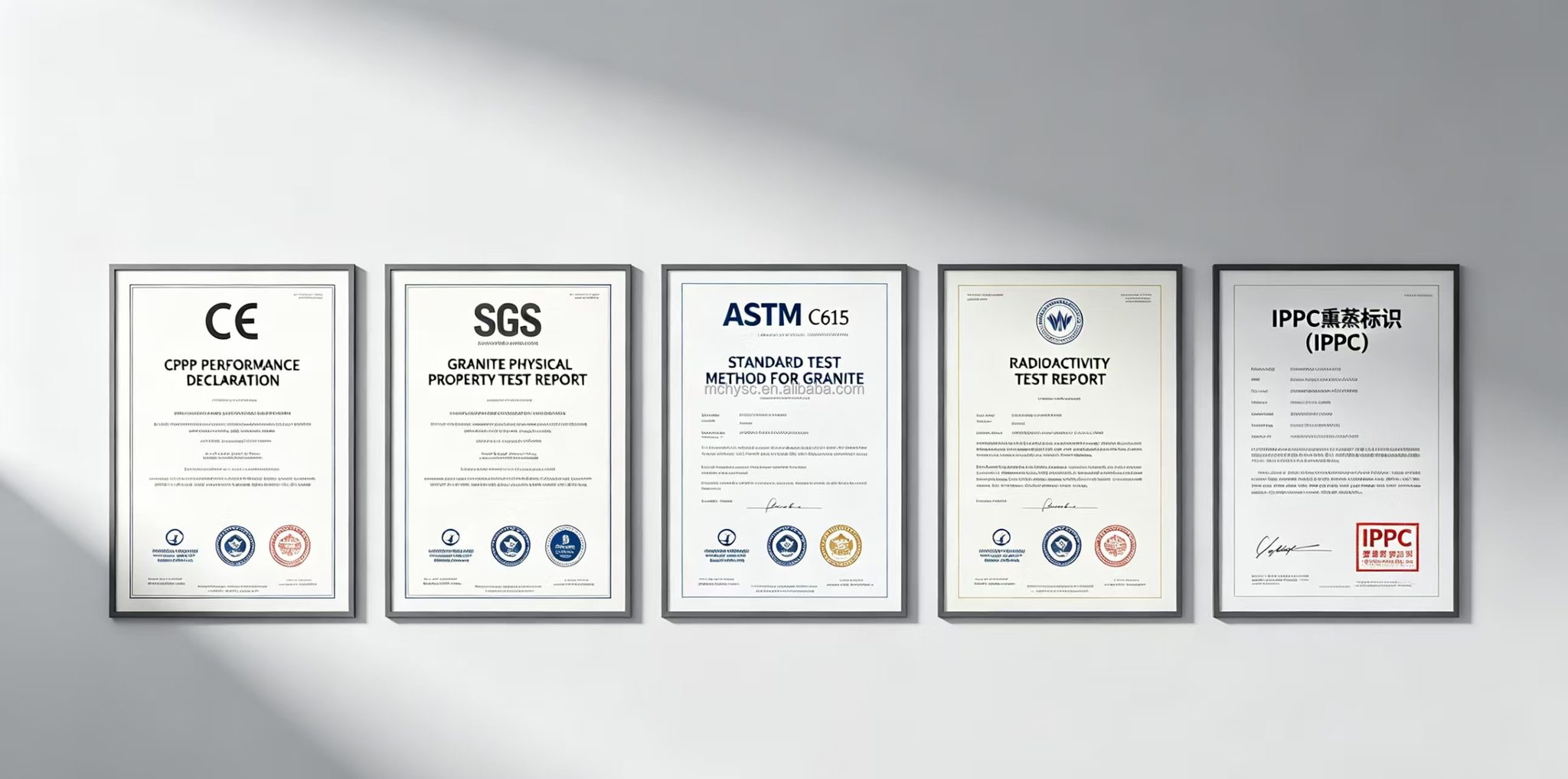 Stone testing and export documentation overview